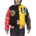 Black And Yellow Baseball Varsity Jacket