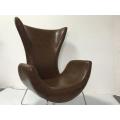 modern high-back sofa chair with metal legs microfiber