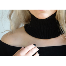 Knitted warm choker neckwarmer turtleneck made Acrylic