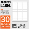 Adhesive labels a4 sticker sheet for inkjet printer