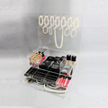 Transparenter Acryl-Schmuck- und Kosmetik-Make-up-Organizer