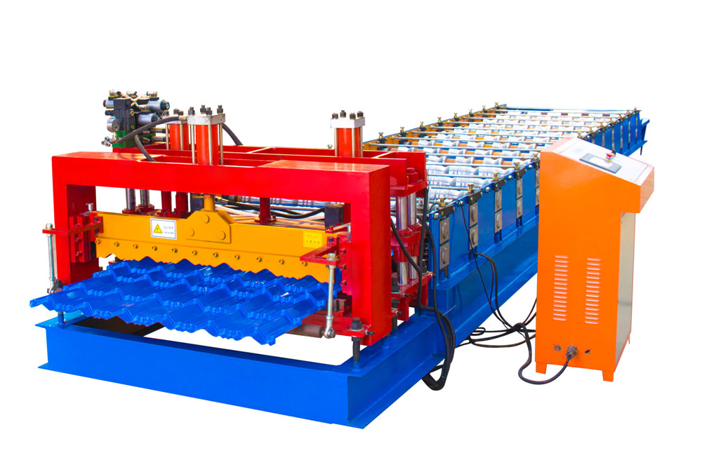 Blue Glazed Tile Sheet Roll Forming Machine