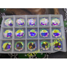 20mm Round Ab Sew on Glass Stones for Garment Ornanment