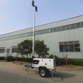 Mobile Light Tower Trailer Mast LED Lighting Tower