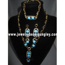 turquoise jewelry set