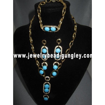 turquoise jewelry set