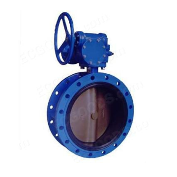 Manual  PTFE Flange Fluorine Lined Butterfly Valve