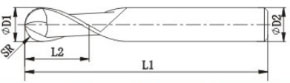 solid carbide ball nose mills