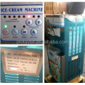 Machine de crème glacée commerciale 2 + 1 saveurs