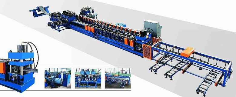 Road seguridad barandilla rodillo que forma la máquina