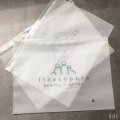 100% biodegradable double frosted slider zip lock bag for apparel with own logo printing