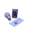 Bombilla LED de color cambiante con control remoto IR