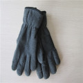 men's fleece gloves with PU on the palm