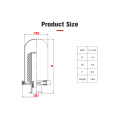 SUS304 Sanitary 38 mm Clamp Responsing Valve avec filtre