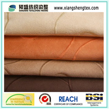 Embroidery Suede Fabric for Cushion Curtain Sofa