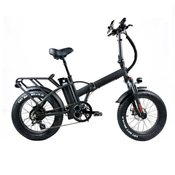 Fat folding bike 48v 500w motor electric bicycle
