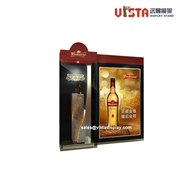 Custom Promotion Adverting Wooden Light Box for Beer