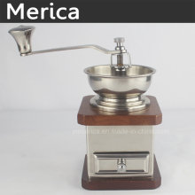Stainless Steel Manual Coffer Grinder with Adjustable Ceramic Burr