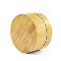 Eco-friendly bamboo aluminum jar natural bamboo shell