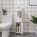 Toilet Storage Rack White Floor Standing Storage