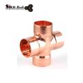 HVAC CXCXC Refrigeration Copper Fittings Reducing Tee Copper Pipes Fittings