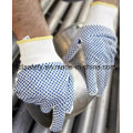 Nylon Machine Knitting Glove with PVC Dots Palm (S5103)