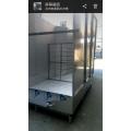 Spray painting exhaust gas treatment booth