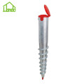 Earth ground screws anchor for sunshades