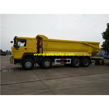 25 Ton 8x4 Sealed Garbage Dump Trucks