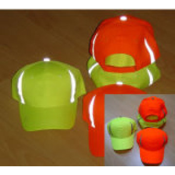 Gorras de béisbol reflectantes con cinta reflectante Hi Viz