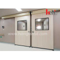 Porte coulissante à hôpital intérieur étanche en acier inoxydable