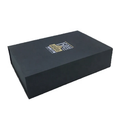 Coffret cadeau papier champagne vin en carton noir mat