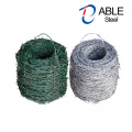 PVC coated and galvanized Barbed wire fence design