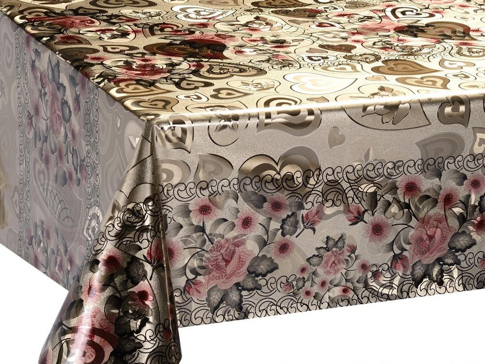 Double Face Silver Gold Tablecloth 1