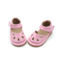 Sweet First Class Rose Hollow Squeaky Chaussures Bébé