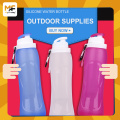 hot selling collapsible silicone water bottles