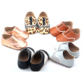 Leopard Soft Sole Leather Shoes Baby Footwear