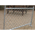 Metal temporary fence