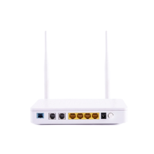 Double bande xpon onu 4ge + 2pots + wifi + usb