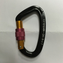 Carabiner de escalada de alumínio da qualidade super com 24KN