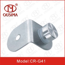 Stainless Steel 90 Degree Glass Clamp with Single Knob (CR-G41)