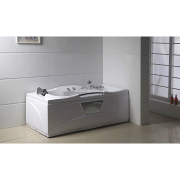 Quadratisch Acryl Sanitär Whirlpool Massage Badewanne (M-06)