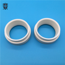 Al2O3 alumina ceramic threaded grommet flange