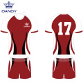 Custom rugby jersey polyester rugby uniform