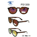 Lunettes de soleil PC couleur personnalisées rondes (PS1359)