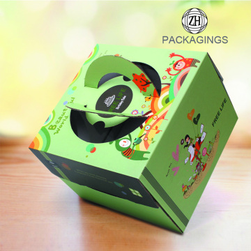 Plastic Window Bake Cake Gift Box Packaging