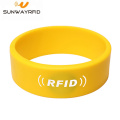 13.56mhz Silicone RFID Bangle Wristband for Access Control