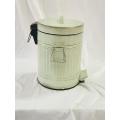 5L vintage trash can with lid