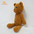 Factory Handmade Baby Crochet Toy Brown Teddy Bear