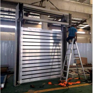 2018 Sound-proof Exterior Hard metal High Speed Door